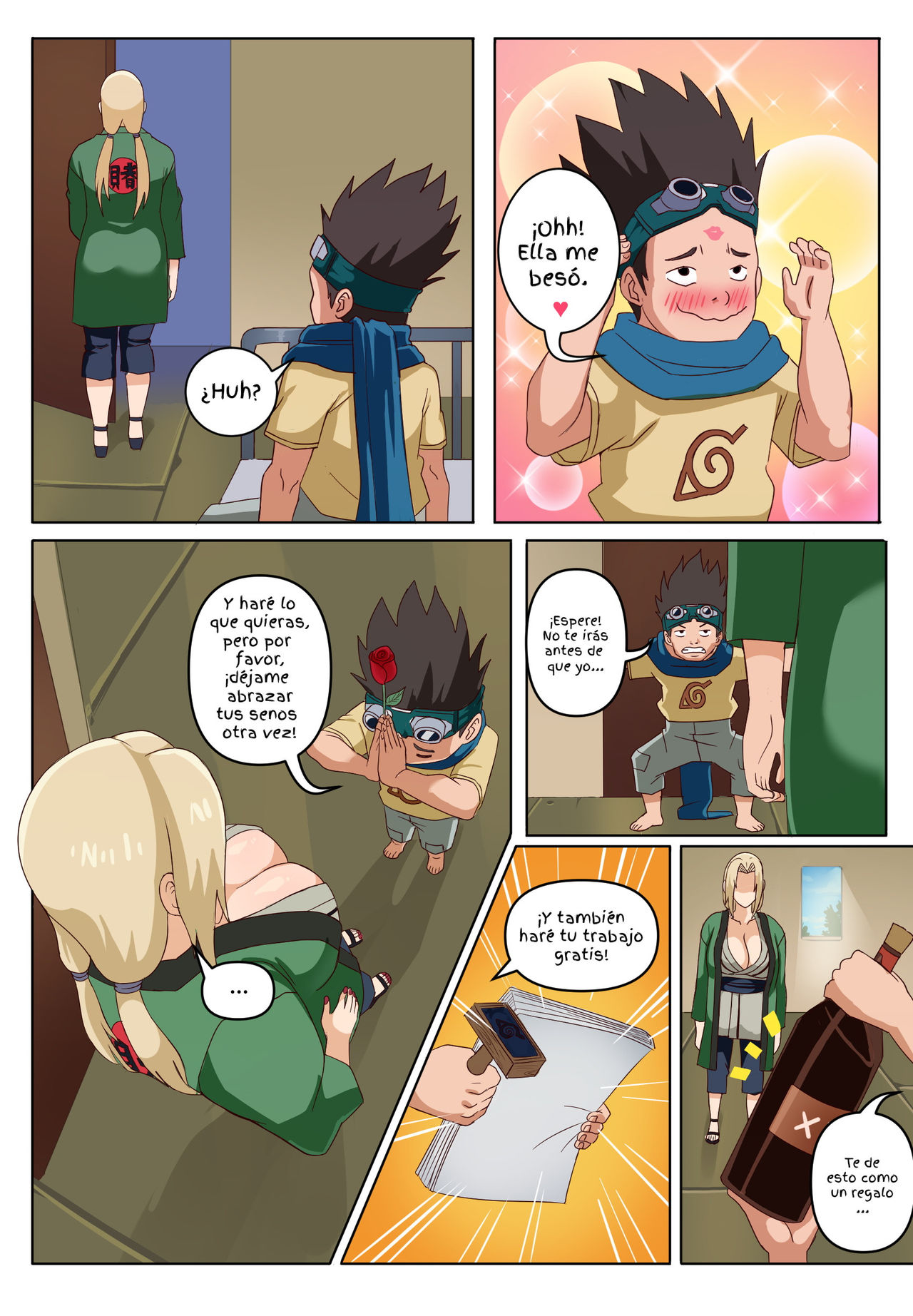 senju tsunade to sarutobi konohamaru.  Tsunade Senju y Konohamaru Sarutobi    Traducción Ayanokoji page 5 full