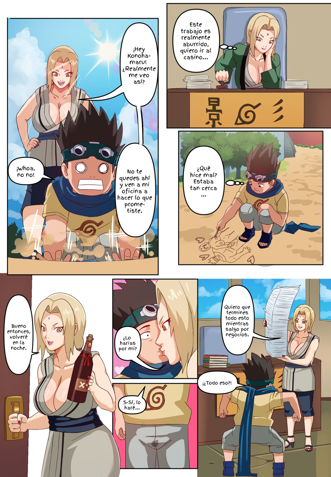 senju tsunade to sarutobi konohamaru.  Tsunade Senju y Konohamaru Sarutobi    Traducción Ayanokoji page 9 full