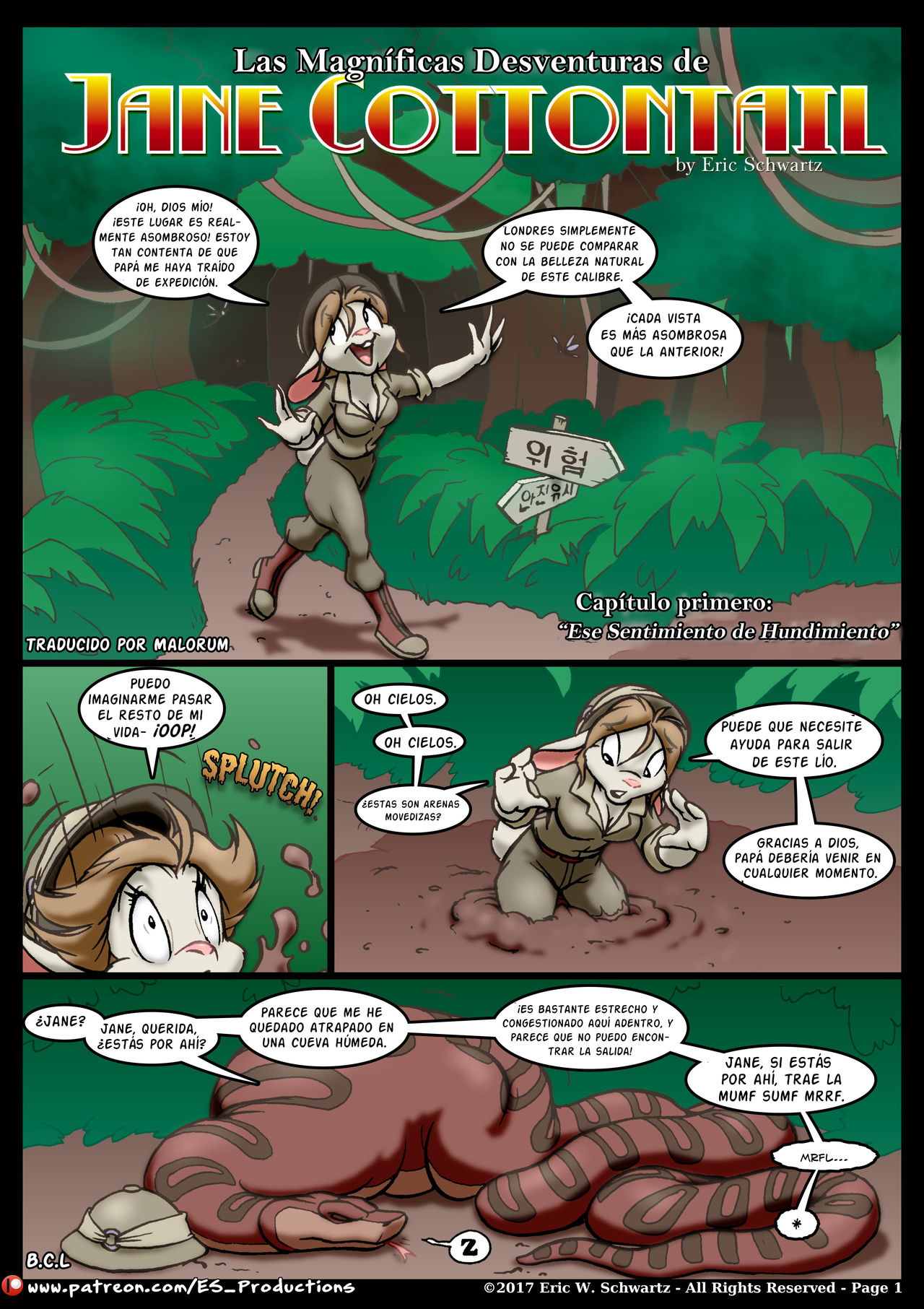 The Misadventures of Jane Cottontail Chapter 01| Las Magníficas Desventuras de Jane Cottontail Capítulo 01 page 2 full