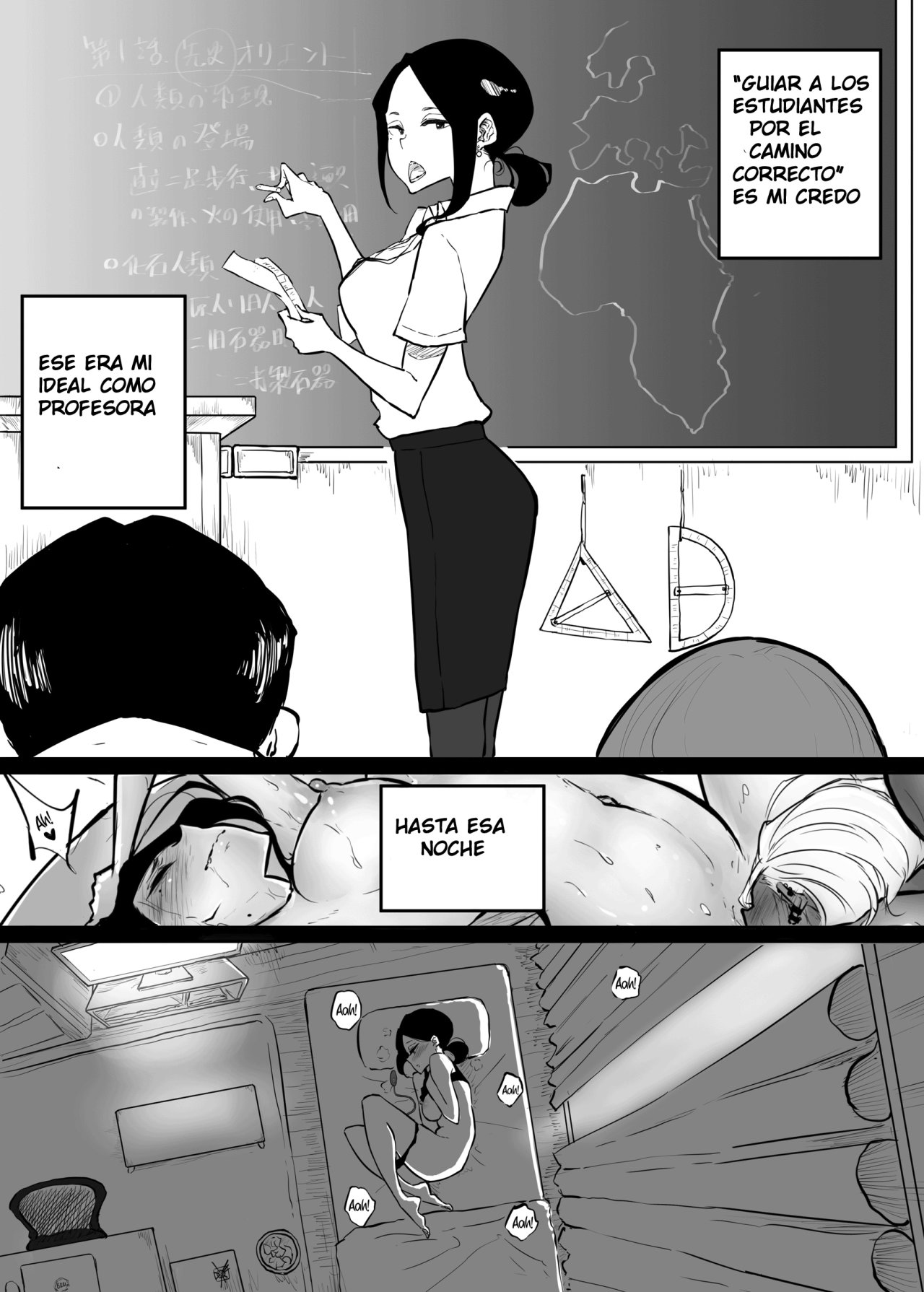 Sparta Sensei ga Oshiego no Bitch Gal ni Ecchi na Koto Sareru Hanashi 2 | The Story of a Strict Teacher Who Got Fucked by Her Gyaru Bitch Student #2 page 6 full