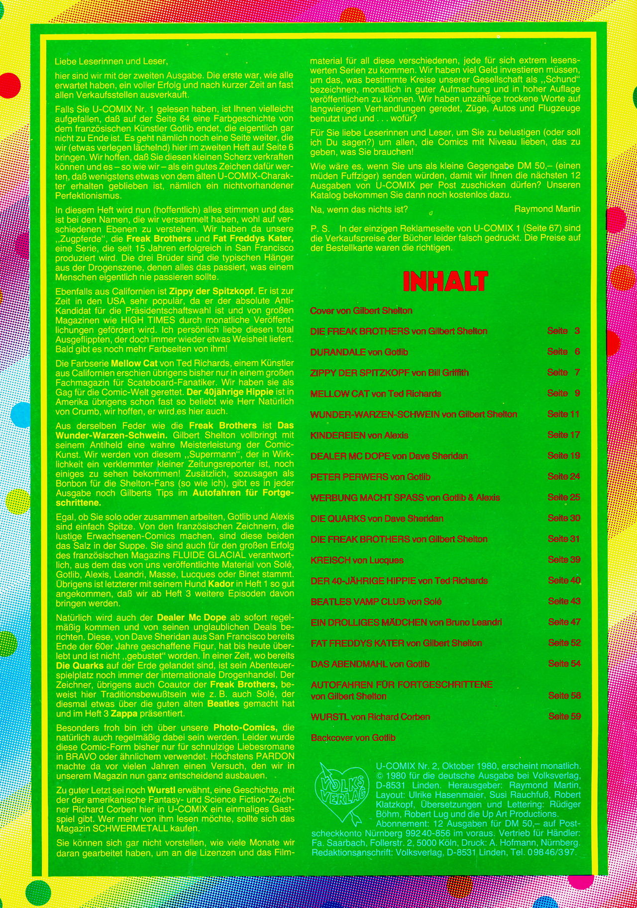 U-Comix #002 page 2 full