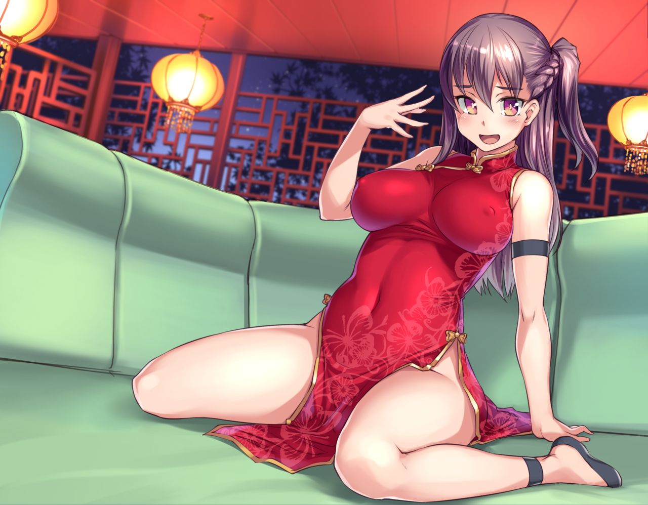 Cheongsam Futanari-san o Arekore page 3 full