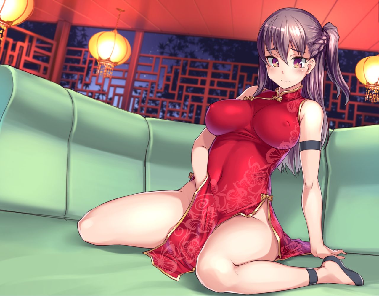 Cheongsam Futanari-san o Arekore page 4 full
