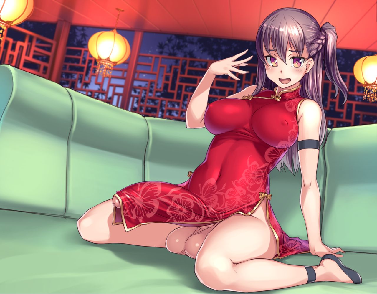 Cheongsam Futanari-san o Arekore page 5 full