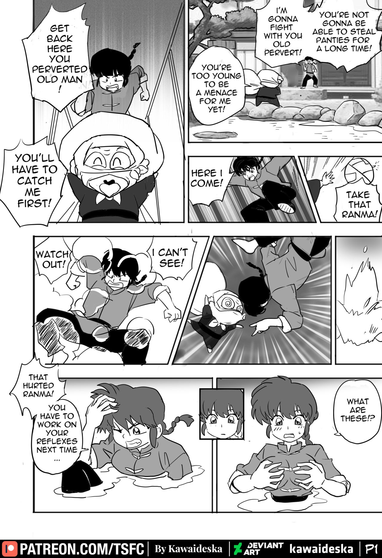 Ranma 1/2: Happosai's Adventure page 1 full