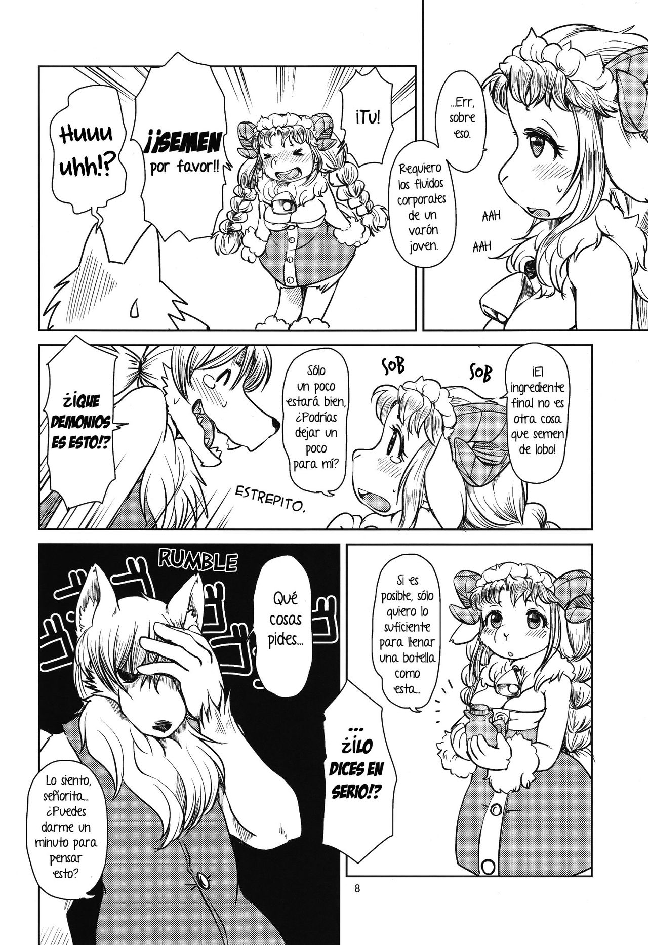 Yakusoku Sareta Shukufuku no Mutton | La Bendita Prometida Cordero page 7 full