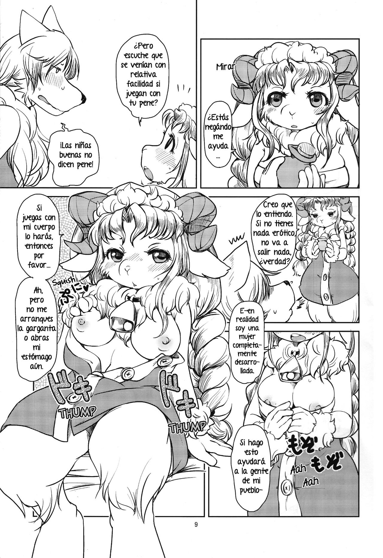 Yakusoku Sareta Shukufuku no Mutton | La Bendita Prometida Cordero page 8 full