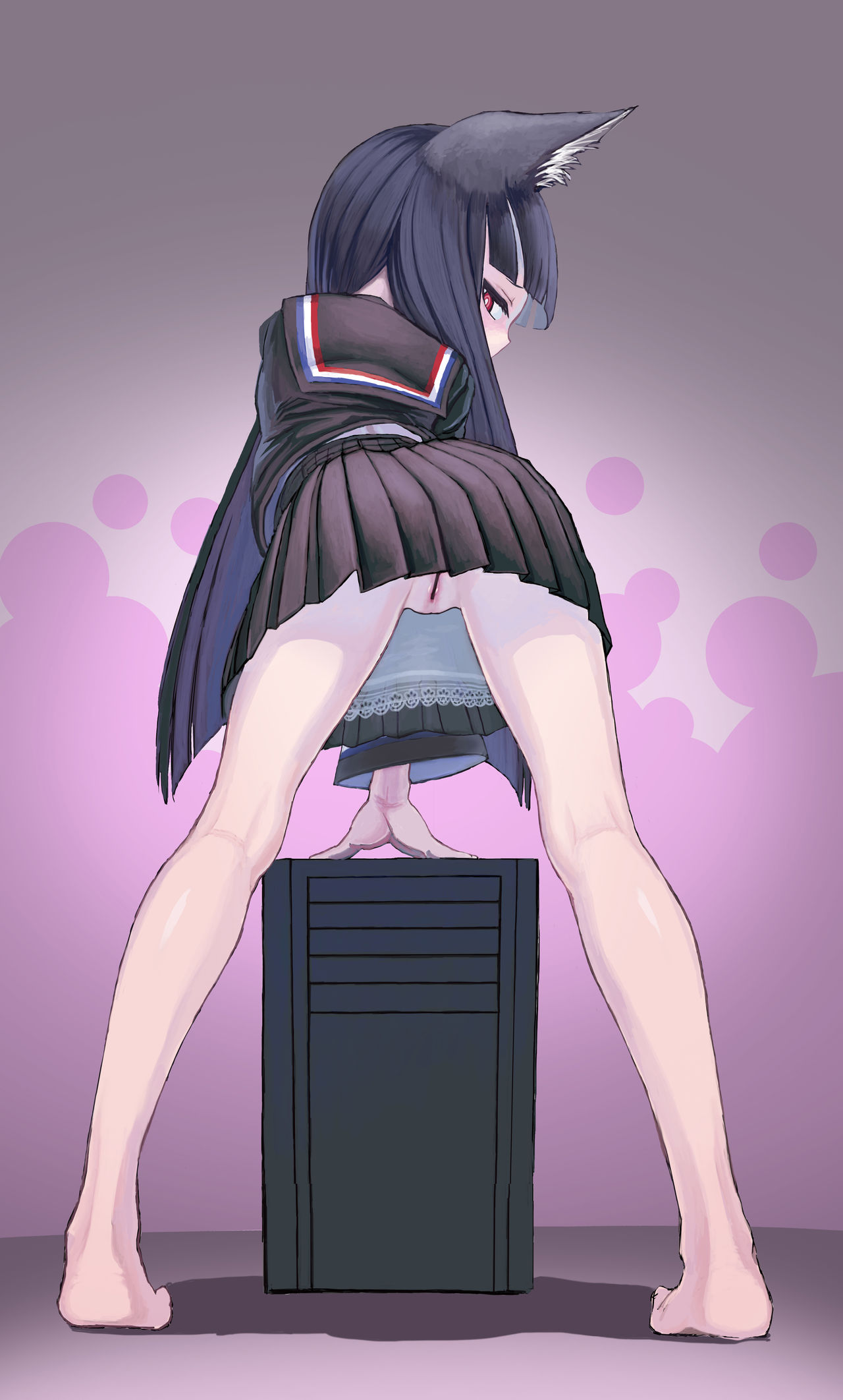 Hatsujouki Seiraakyatto ni "Shori" o Tanomareru no Maki | A Catgirl In Heat Wearing A Sailor Uniform Asks To Be "Treated" page 10 full