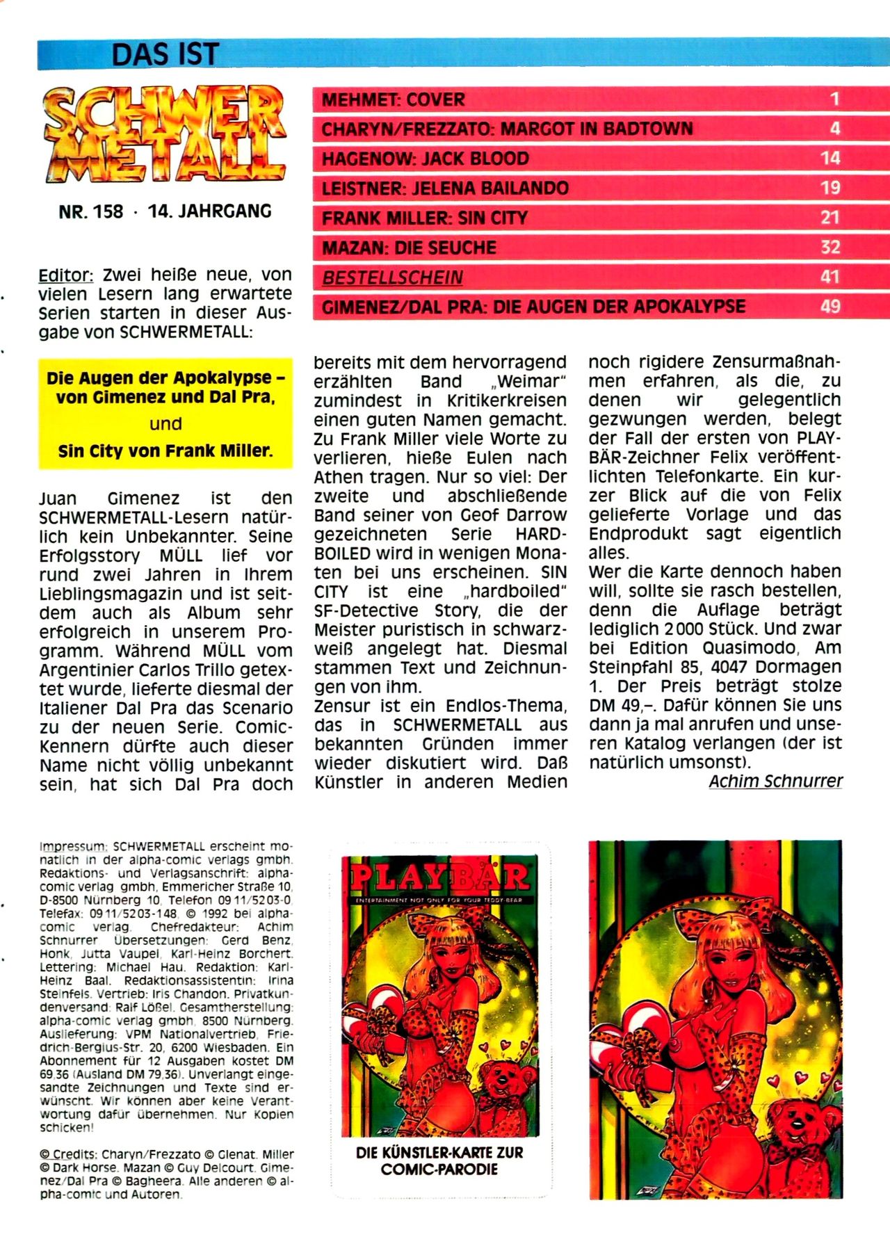 Schwermetall #158 page 3 full