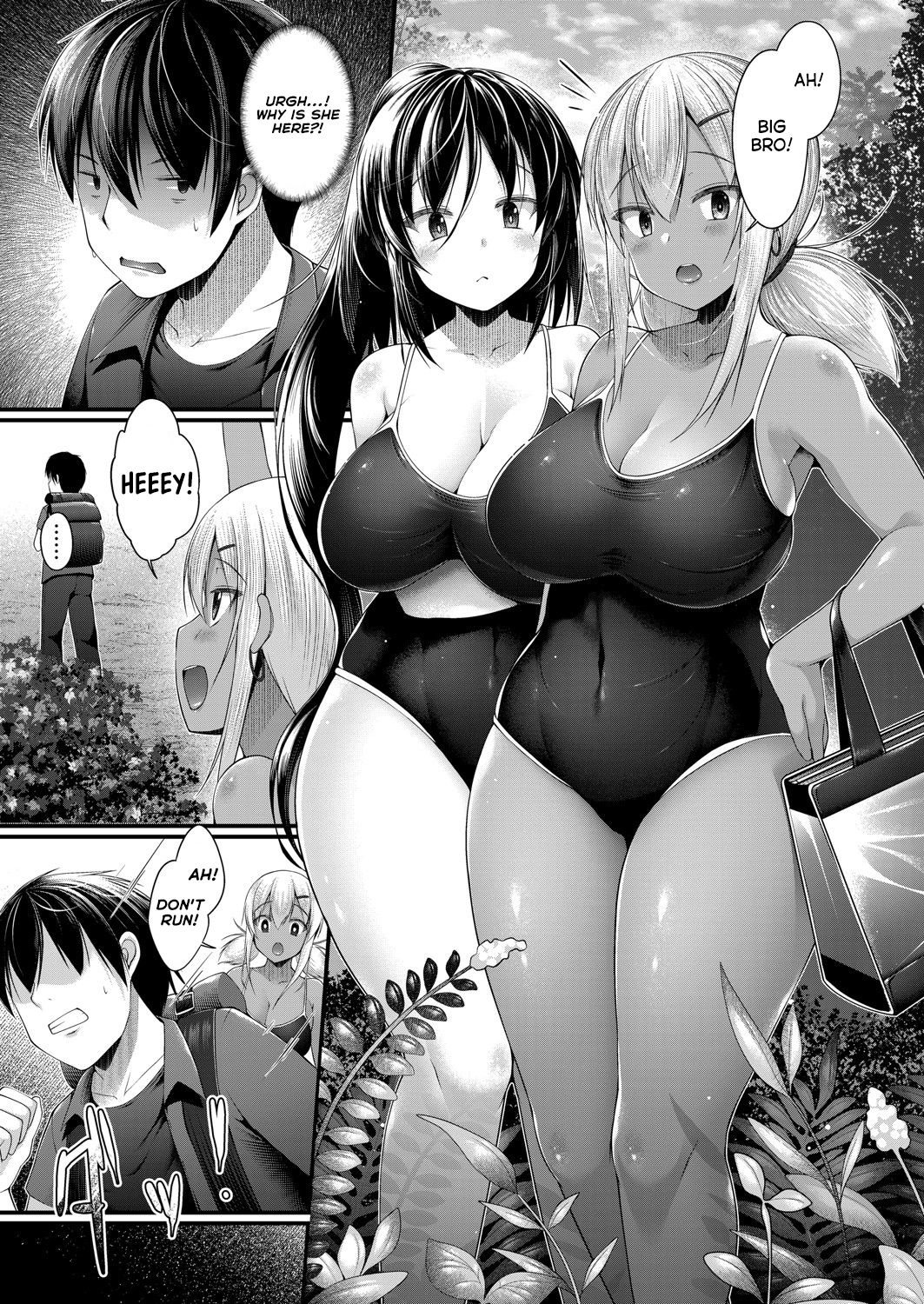 Hitori Camp o Shite itara Kuro Gal JK na Imouto to Imouto no Tomodachi ga Rannyuu shite kita Kekka Zempen page 5 full