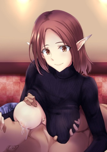 Elf no Onee-san ni Oppai Suwasete moraitai cover