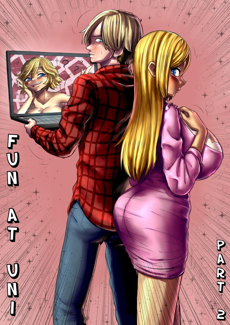 Gabi in 'Fun in uni' part 1-3 page 10 full