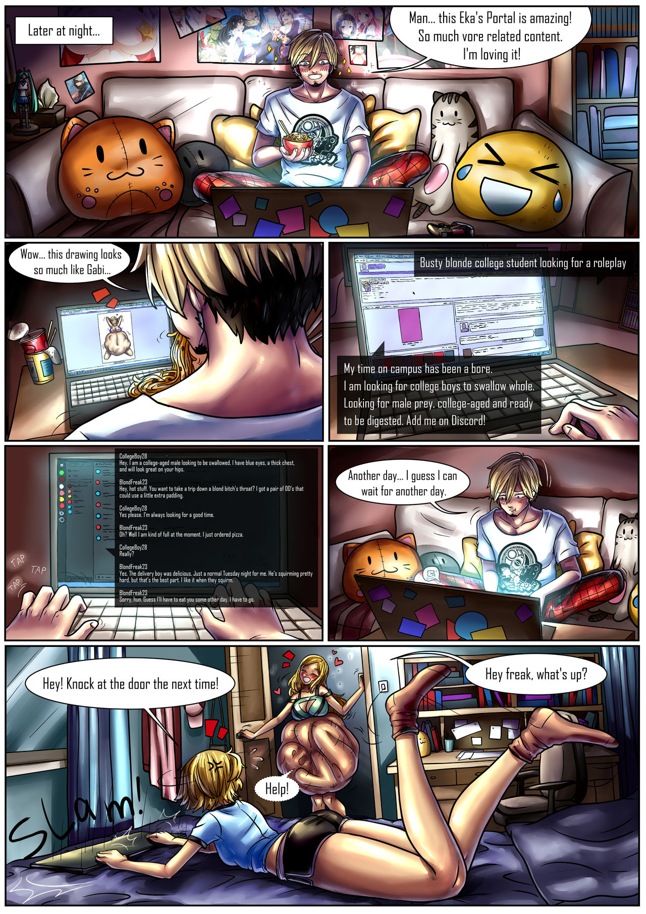 Gabi in 'Fun in uni' part 1-3 page 5 full