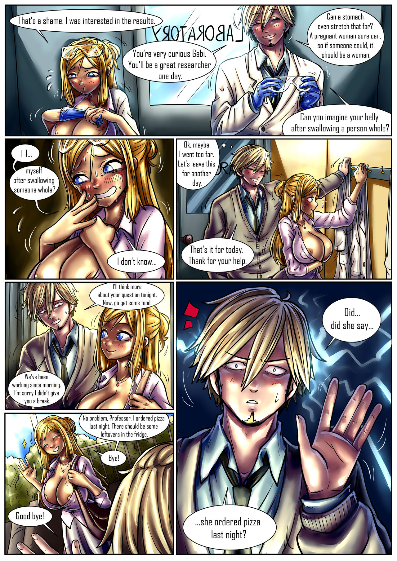 Gabi in 'Fun in uni' part 1-3 page 9 full