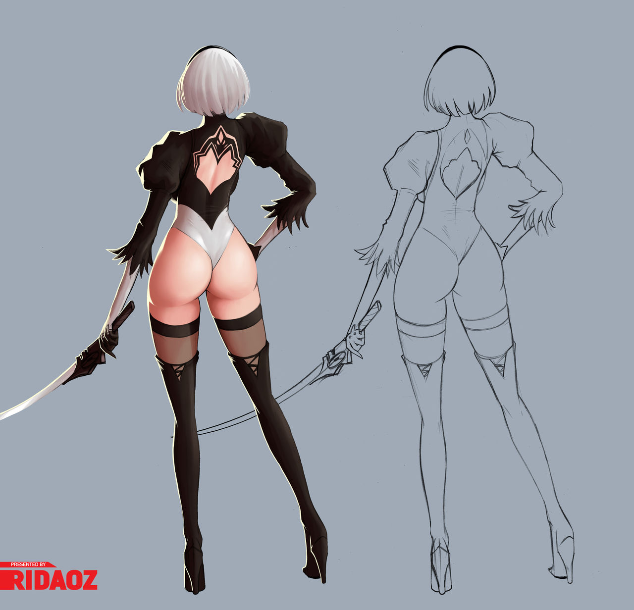 2B lost or to be fall-concept art page 6 full