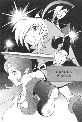 The Legend of Zelda - Oracle of Ages Manga cover
