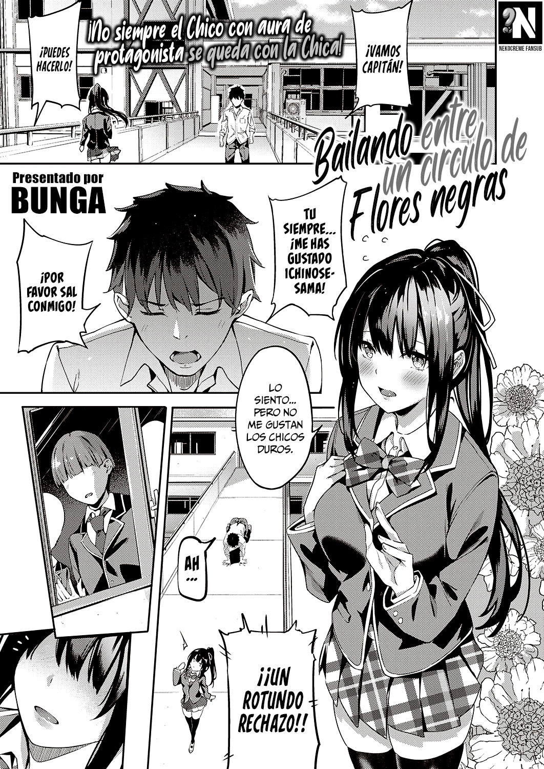 Kurohana no Wa Jou ni Odoru | Bailando entre un círculo de Flores negras page 1 full