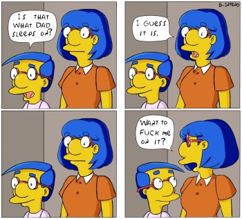Milhouse-Luann  B-Intend - english cover