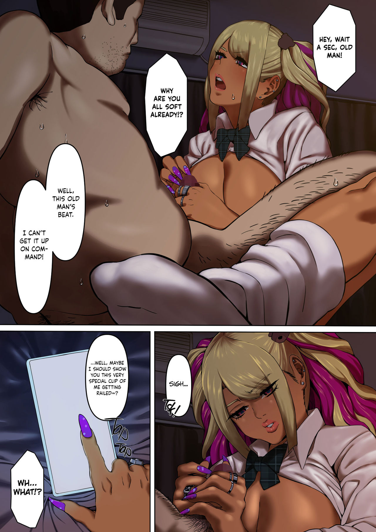 Kuro Gal JK o Hitoban Tomeru Hanashi | A Story About a Tanned JK Gal Staying the Night Over page 8 full