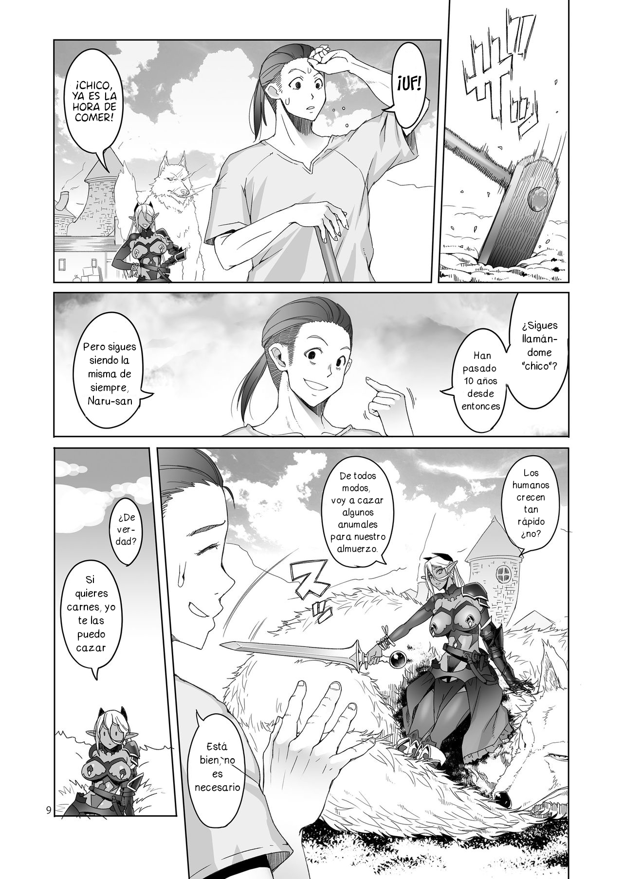 Dark Elf to Yorozu no Zenkou page 9 full