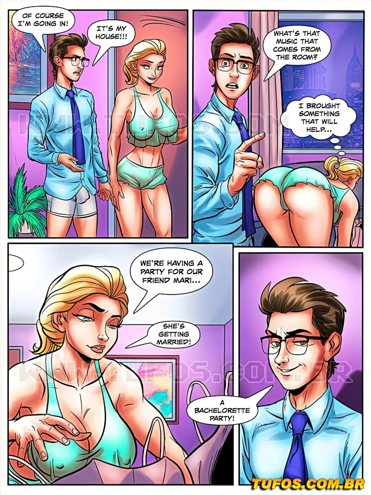 The Nerd Stallion  - 9 - Lingerie Party - english page 7 full