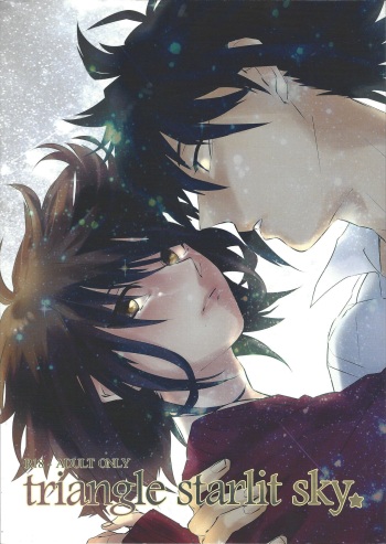triangle starlit sky. cover