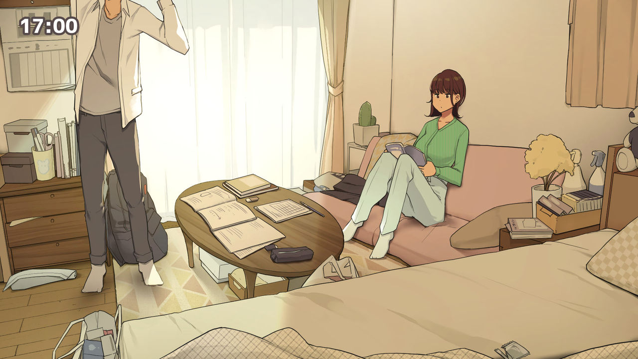 Hitorigurashi no Joshidaisei no Oheya, Tomodachi to Ichinichi Shuuchuu shite Benkyoukai shiyou to Kimeta Hi | Подготовка к экзамену с моим другом page 9 full