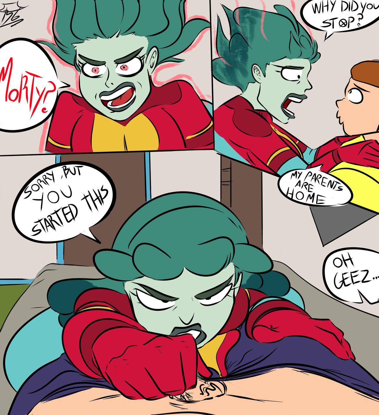 - Rick and Morty -  Planetina x Morty page 5 full