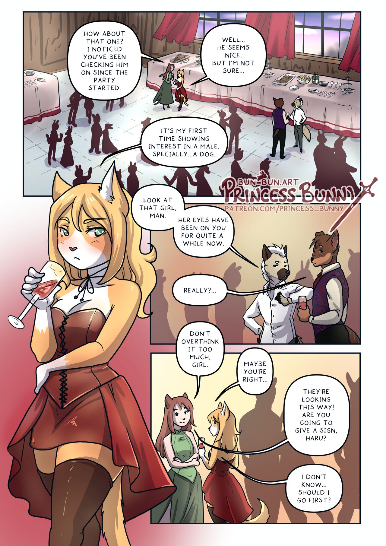 Haru's Private Party page 2 full