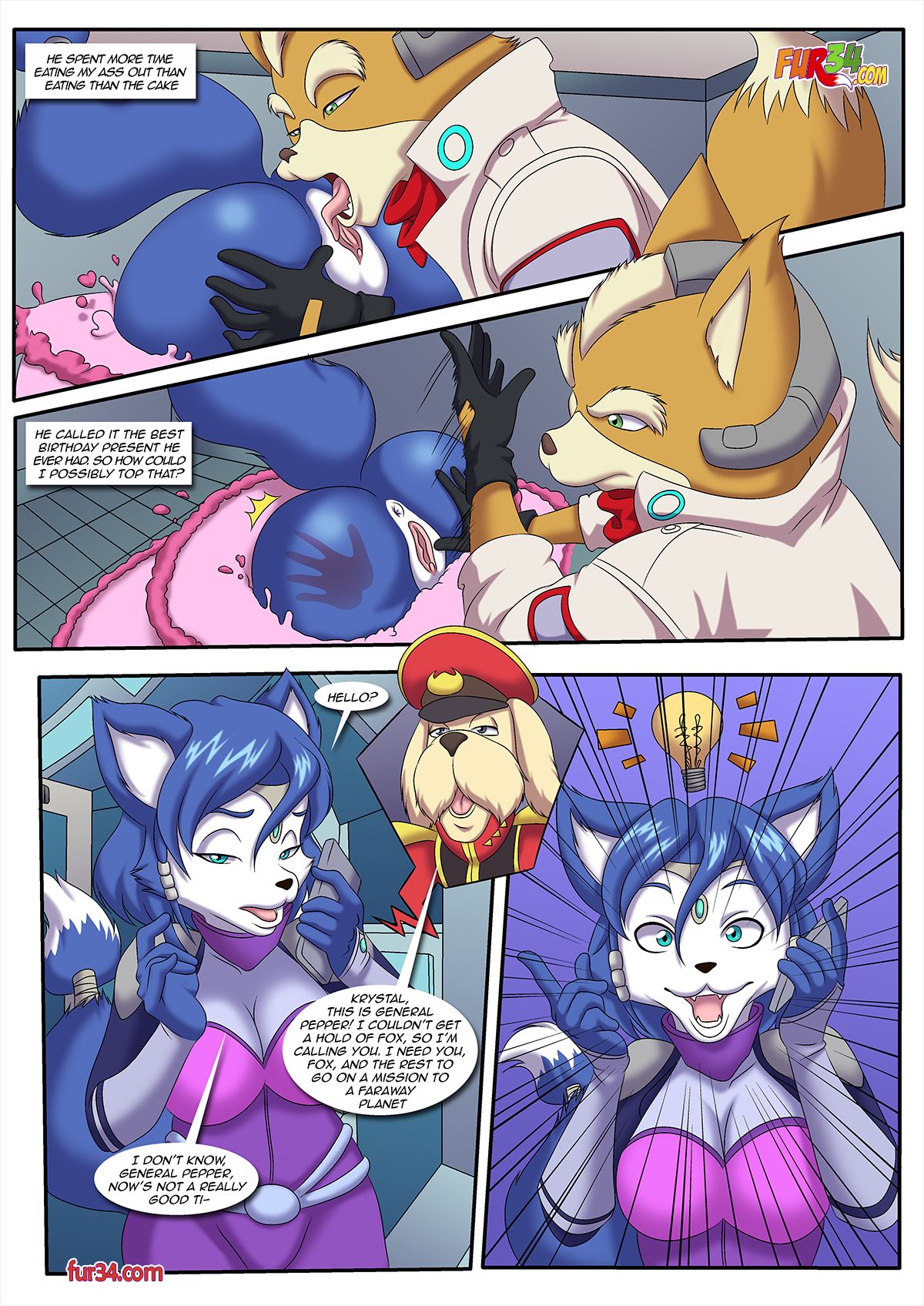 Fur34: Fox’s Best Birthday Party Ever! page 3 full