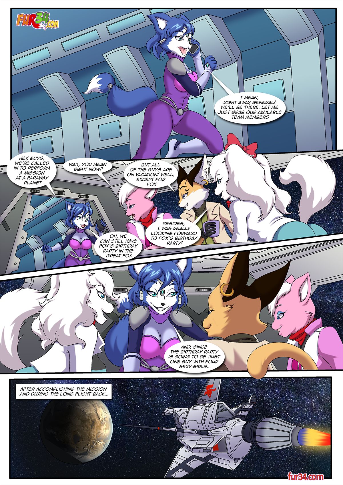 Fur34: Fox’s Best Birthday Party Ever! page 4 full