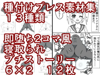 Tanetsuke puresu sozai-shu &amp; soku ochi 2 koma-fu netorare puchisutori cover