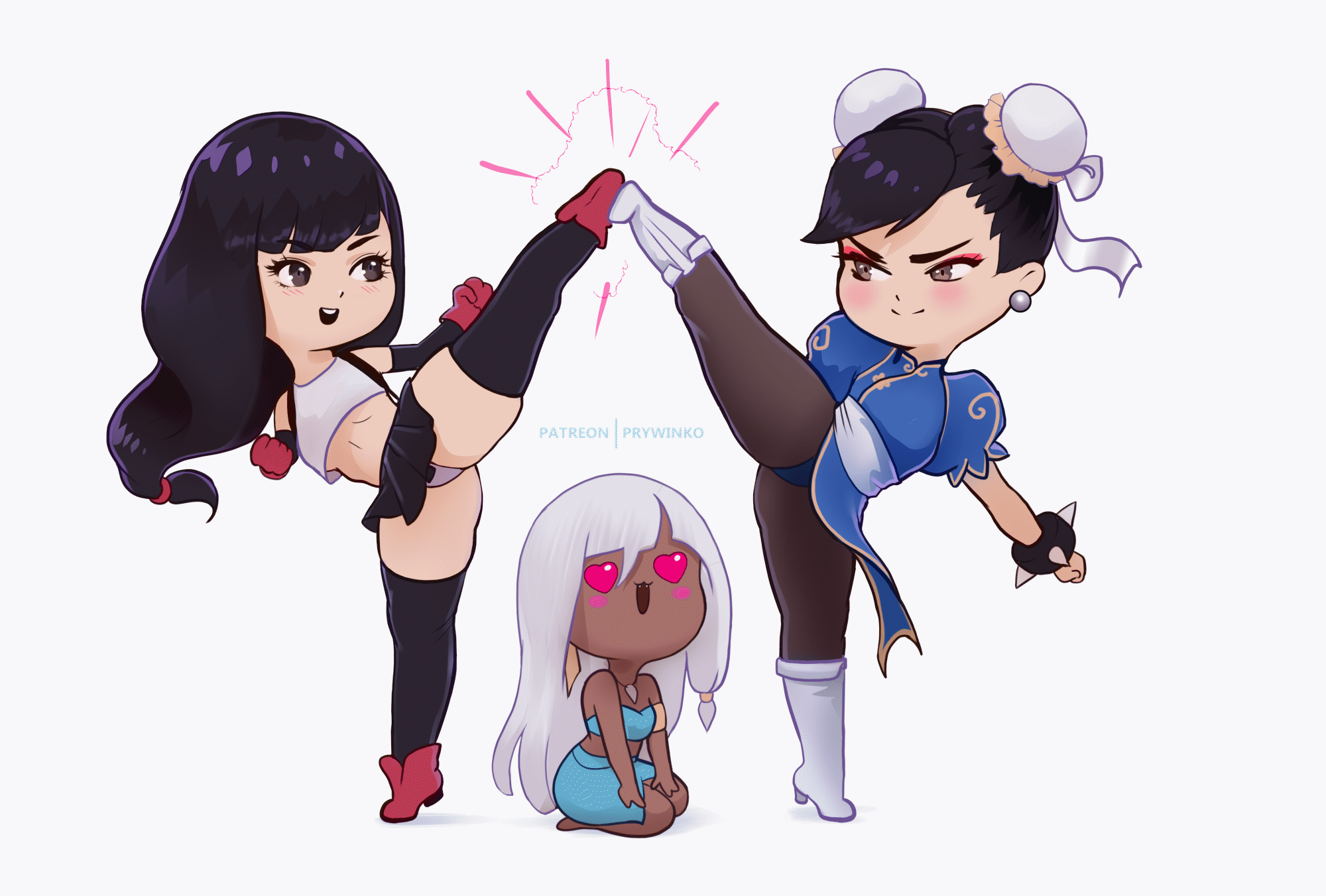 Mystery of the Prystal 2: Tifa meets Chun-Li page 1 full