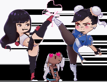 Mystery of the Prystal 2: Tifa meets Chun-Li cover