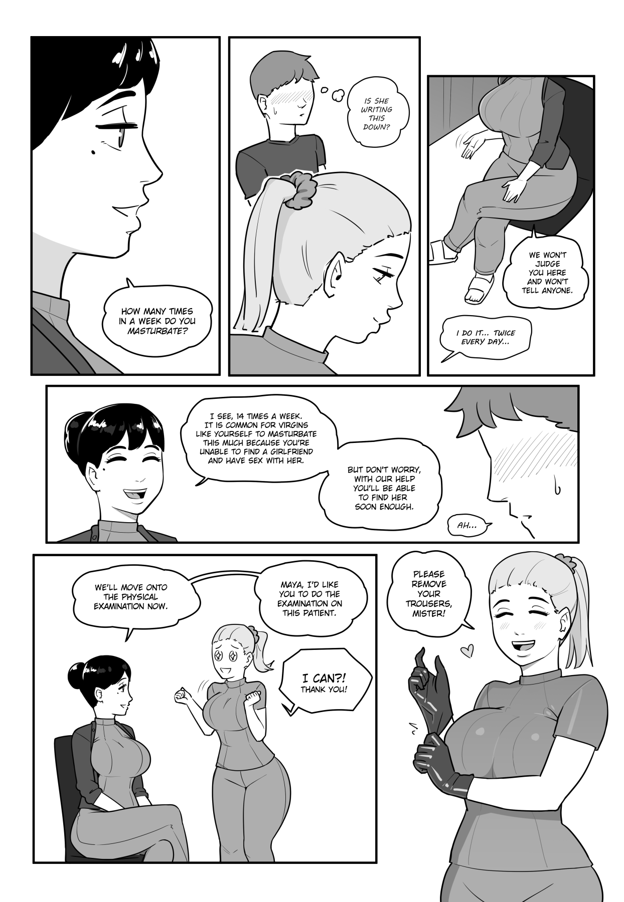 Maya's Virgin Training! page 4 full