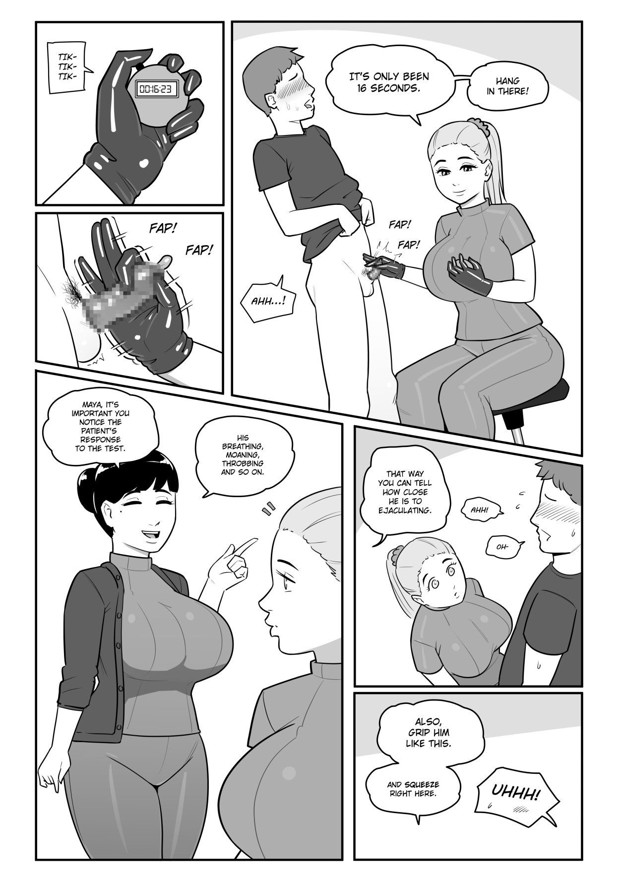 Maya's Virgin Training! page 6 full