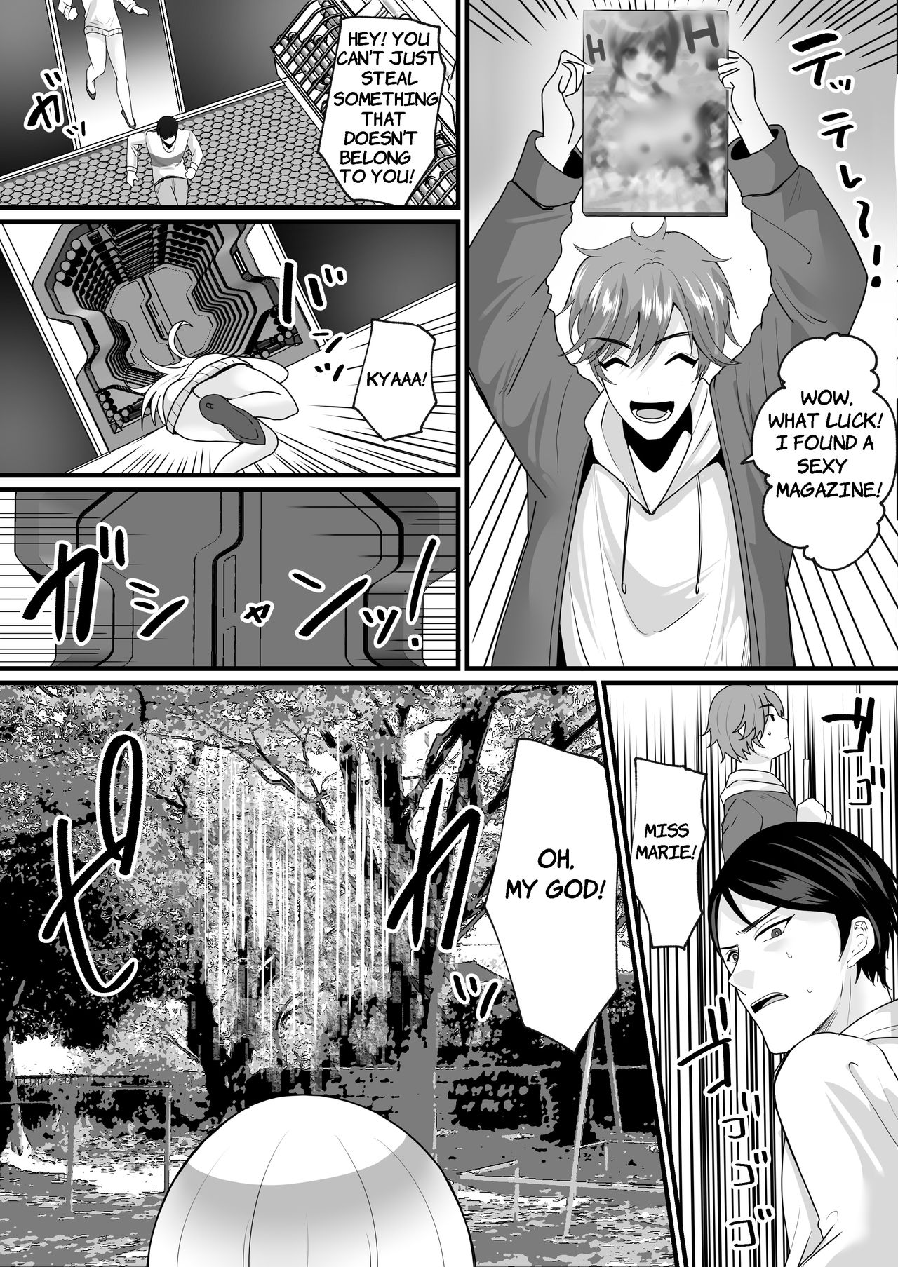 Nyotaika de Time Slip!? Genshi Sekai de Akuyuu to Fuufu Seikatsu!? | Transsexual Time Slip! page 3 full