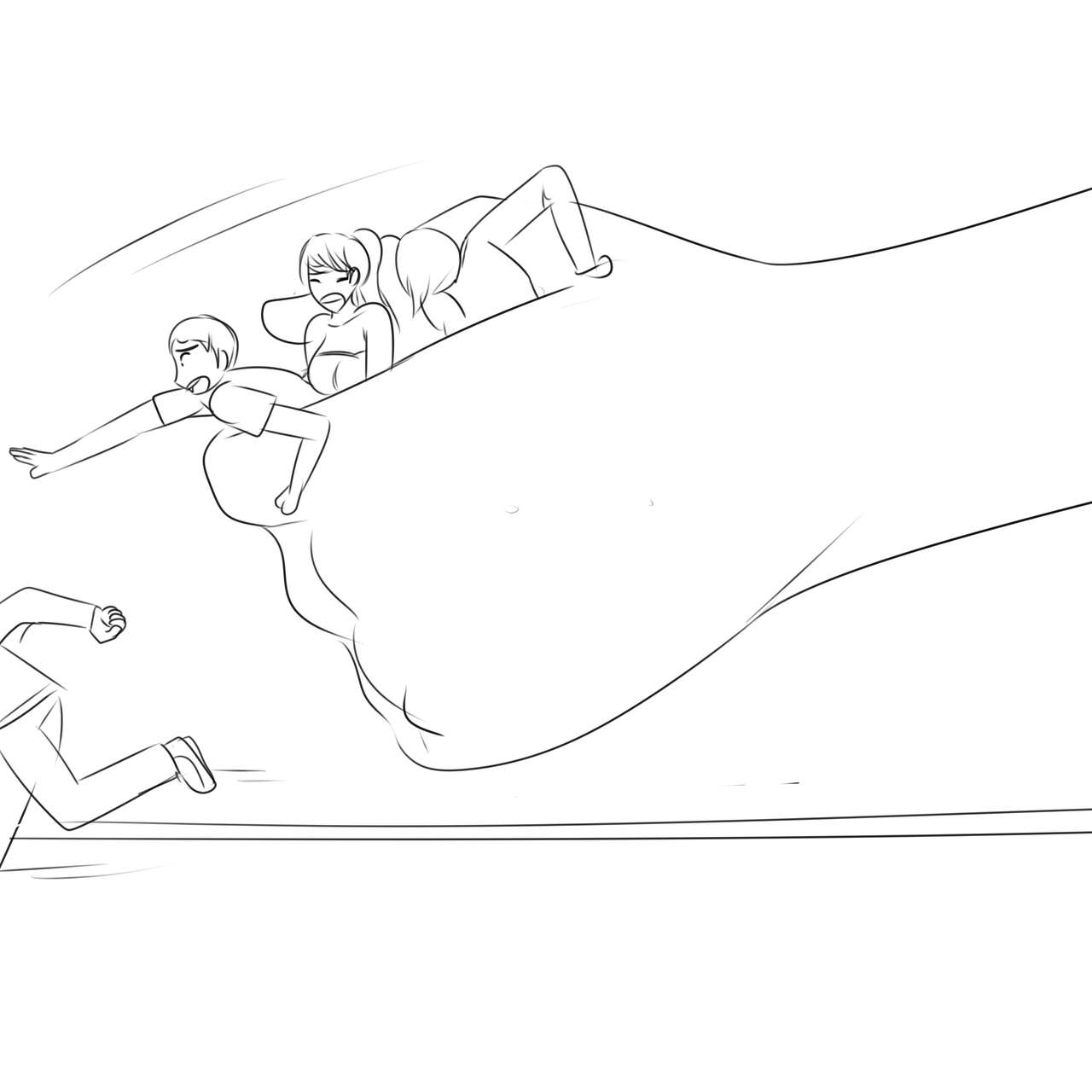 Giantess Vore Sketch Comics page 10 full