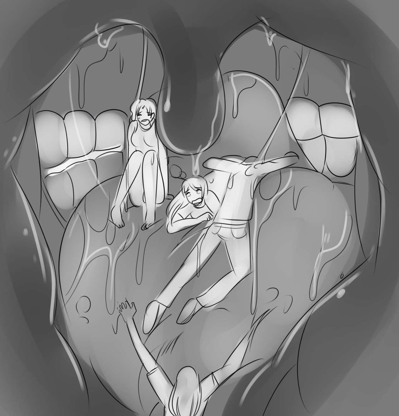 Giantess Vore Sketch Comics page 6 full