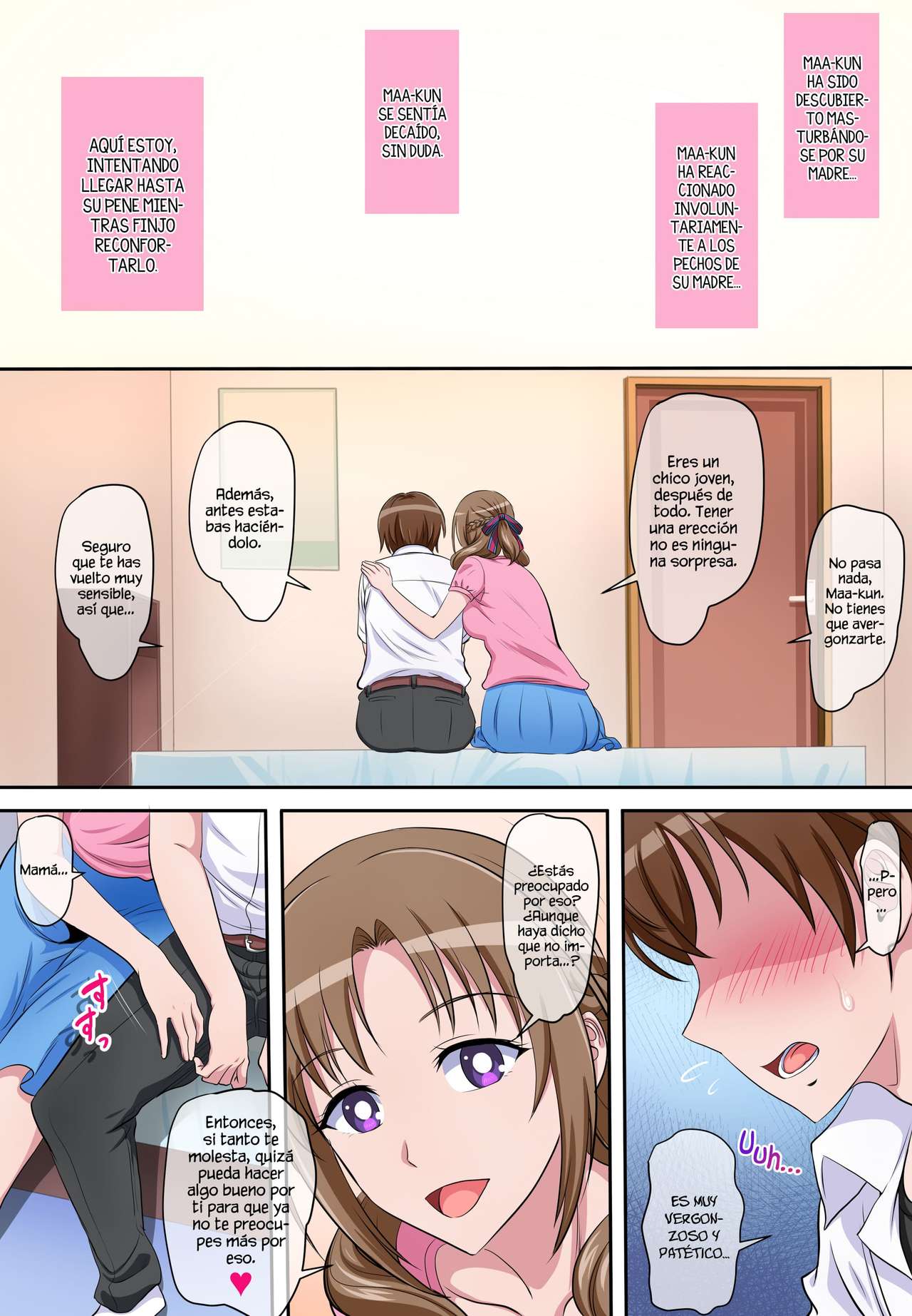 Boshi Soukan ~Musuko o Yuuwaku Shite Sex Shichau Bijin de Sukebe na Okaa-san~ | Incesto entre madre e hijo: Una madre hermosa y pervertida que seduce a su hijo y tiene sexo con él page 7 full