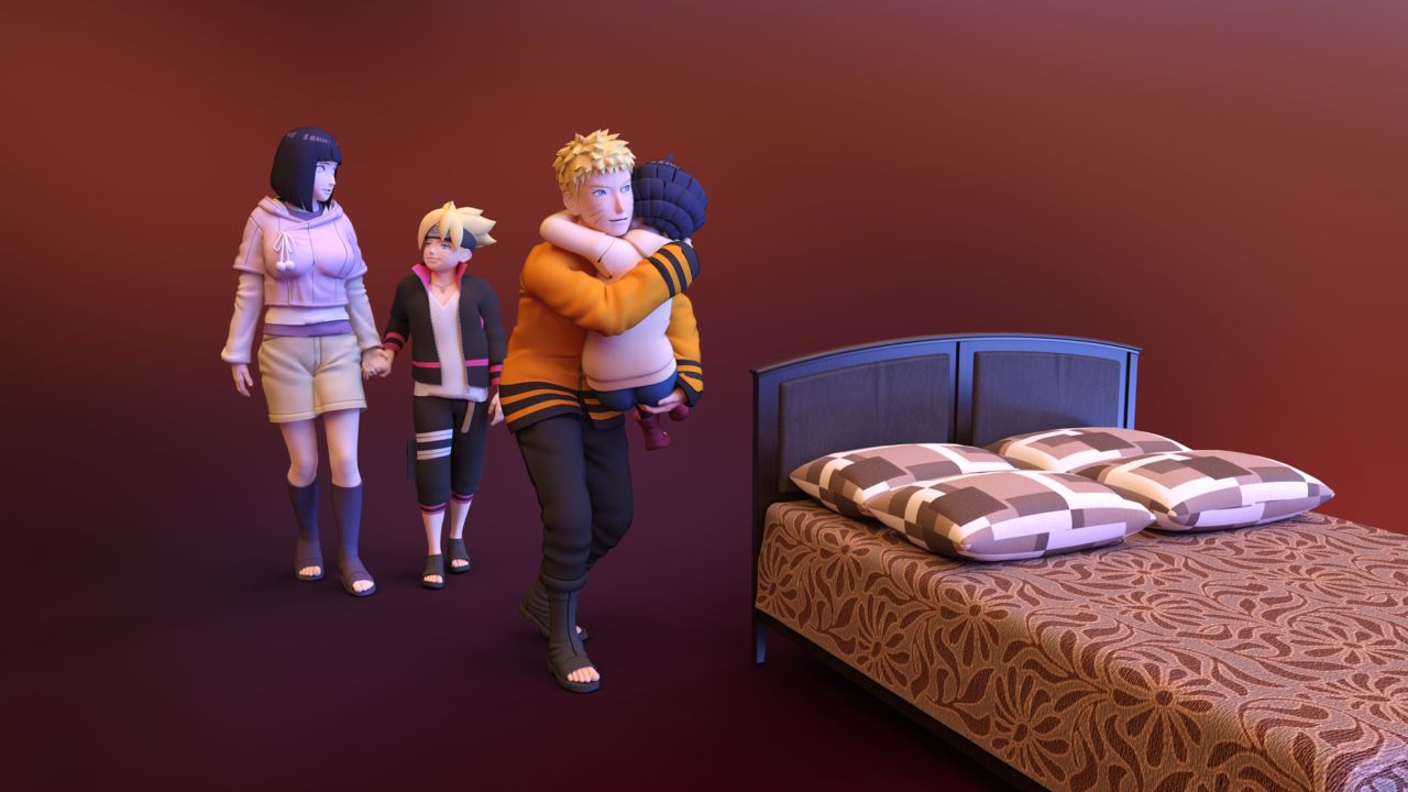 Naruto Family "Naruto Hima Boruto Hinata " by DarkFaust page 1 full