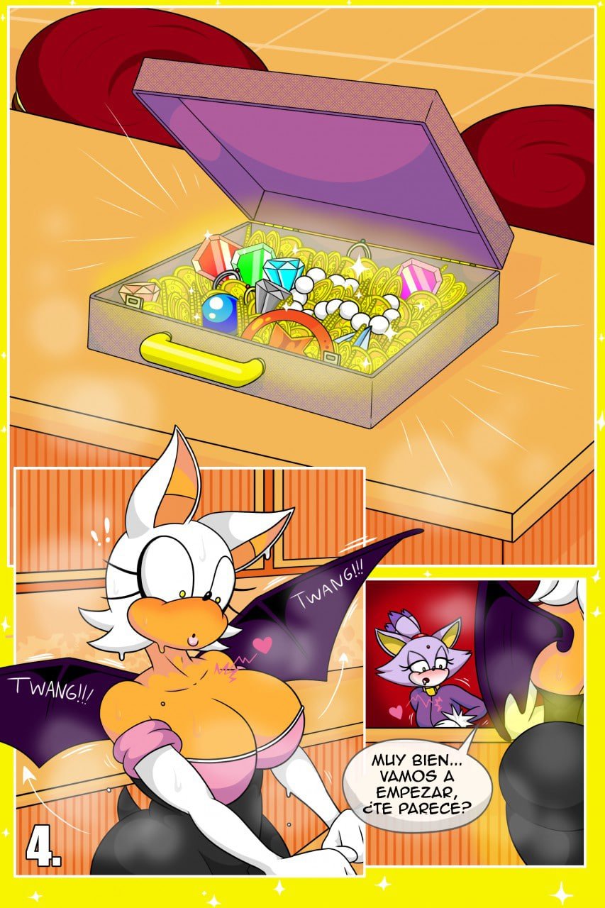 Rouge and Blaze in: House Call page 4 full