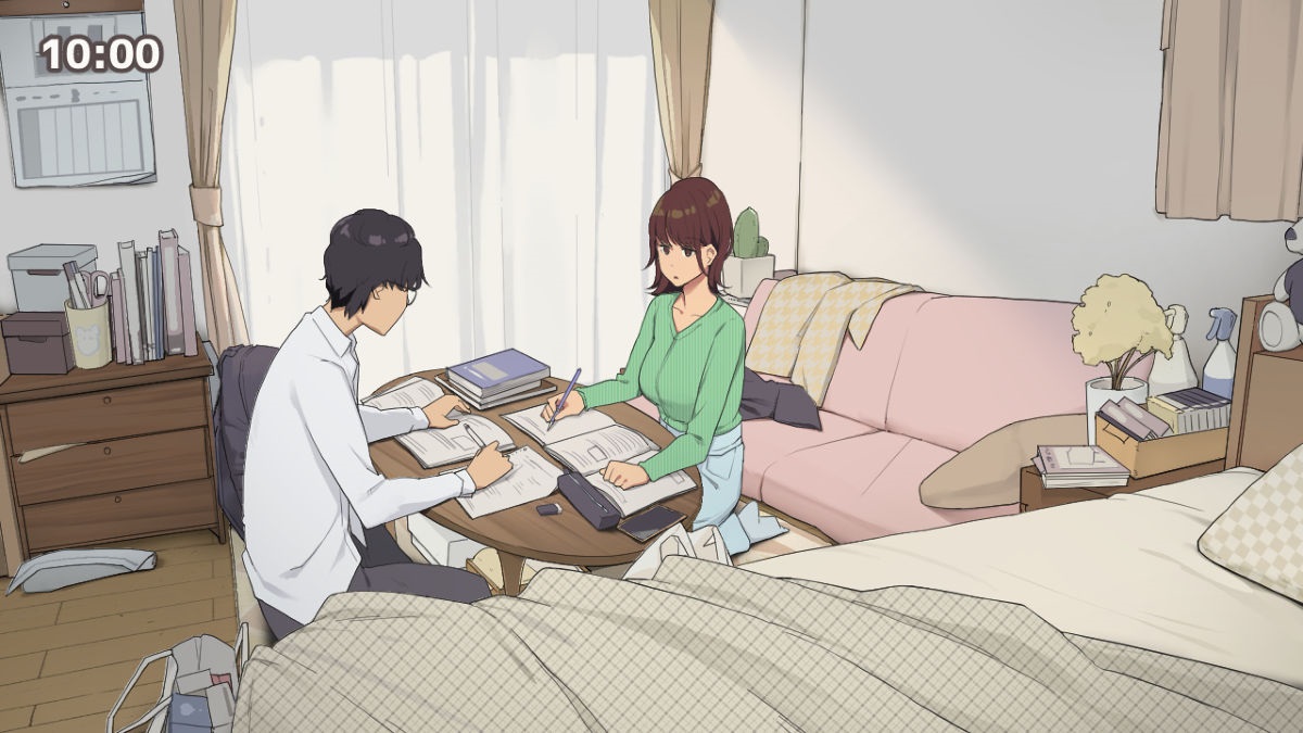 Hitorigurashi no Joshidaisei no Oheya, Tomodachi to Ichinichi Shuuchuu shite Benkyoukai shiyou to Kimeta Hi page 2 full