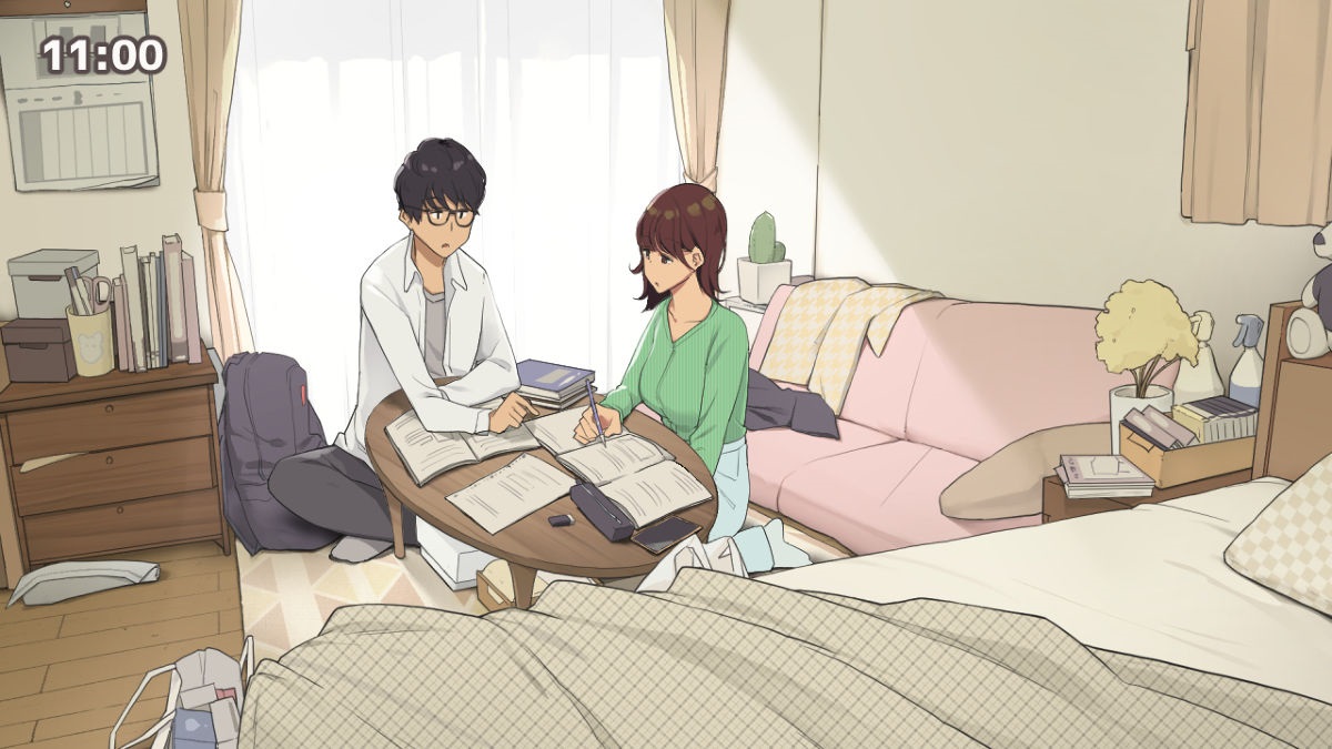 Hitorigurashi no Joshidaisei no Oheya, Tomodachi to Ichinichi Shuuchuu shite Benkyoukai shiyou to Kimeta Hi page 3 full