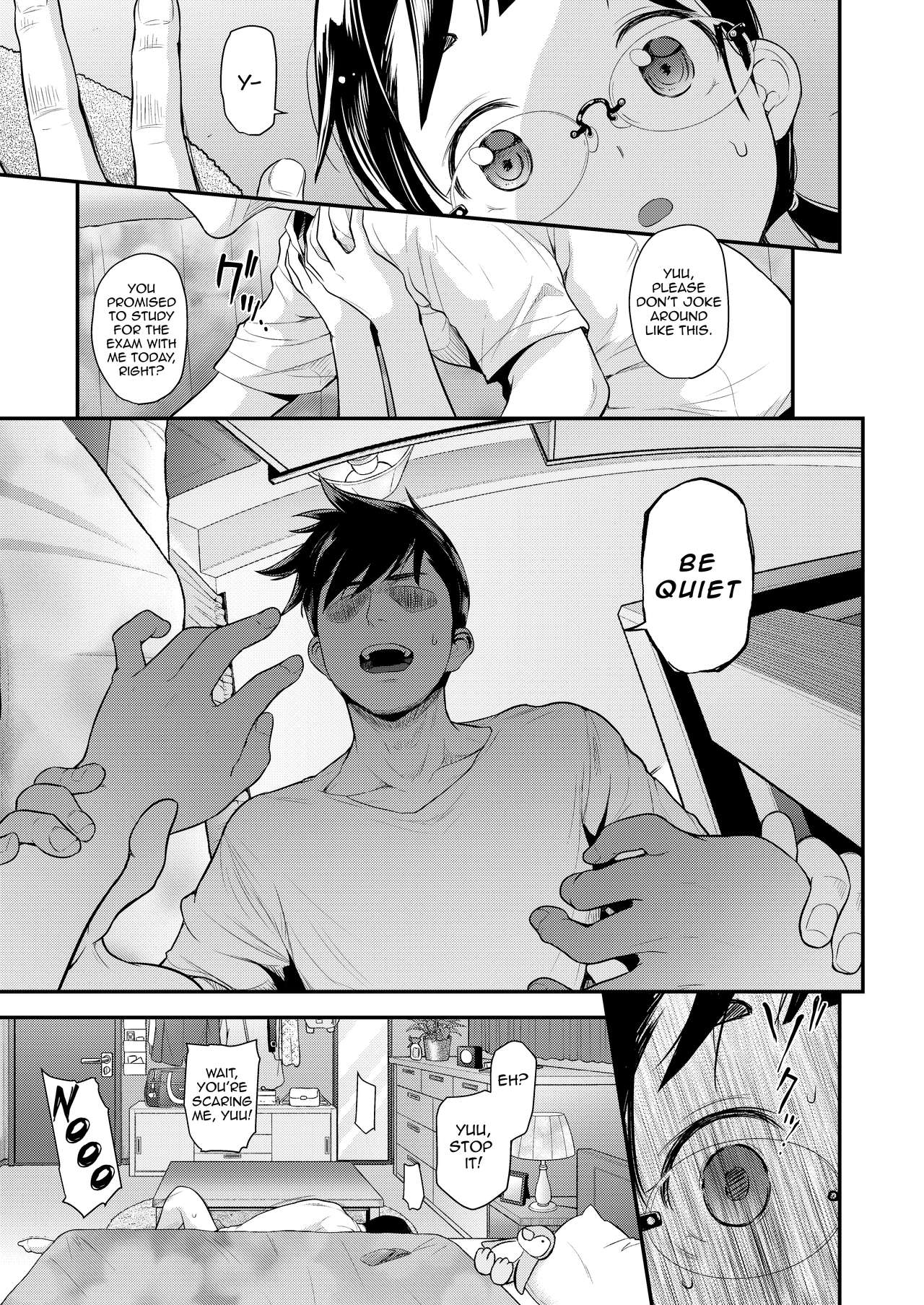 Jimiko to Ichinichijuu Sex 4 - Futarikiri no Juken Benkyou wa... page 9 full