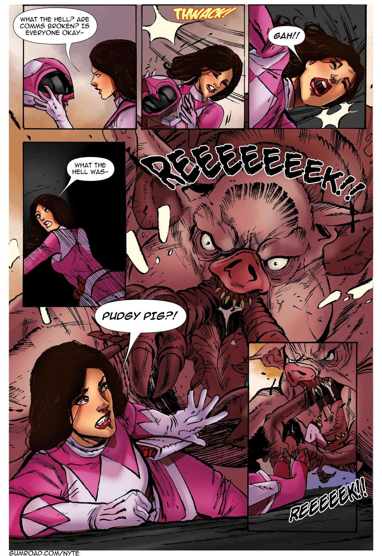 Might Vorin' Power Rangers: Kimberly page 3 full