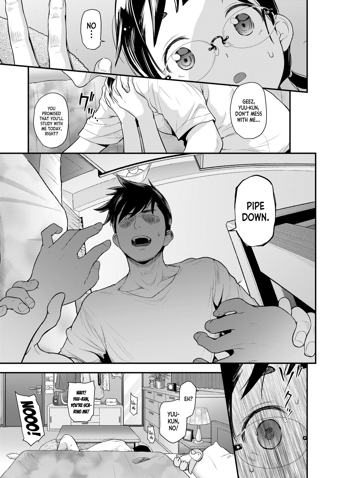 Jimiko to Ichinichijuu Sex 4 - Futarikiri no Juken Benkyou wa... page 9 full