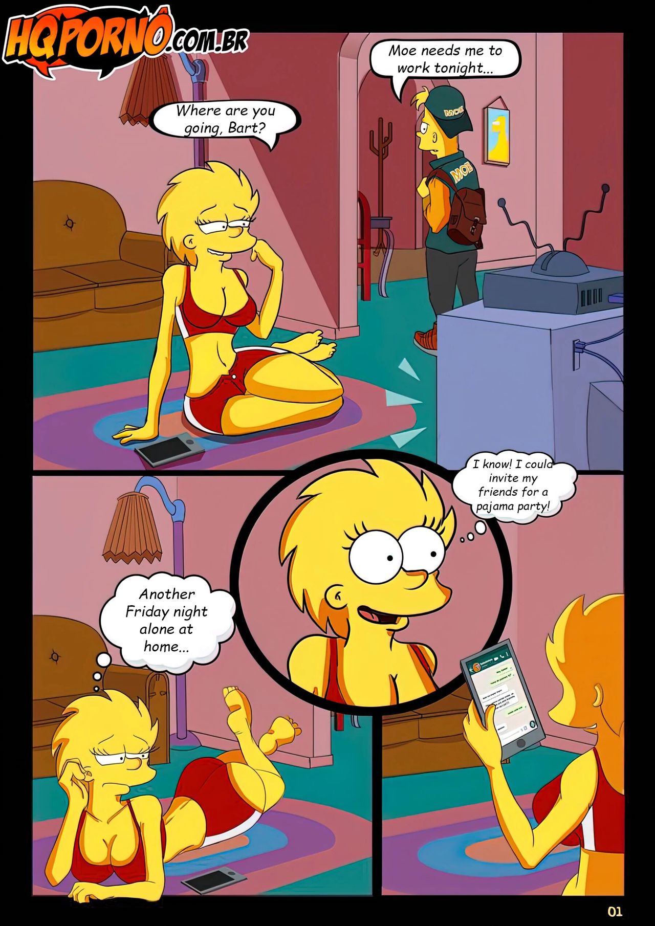 - 2 . OS Simpsons - The Pizza Dare - english page 2 full
