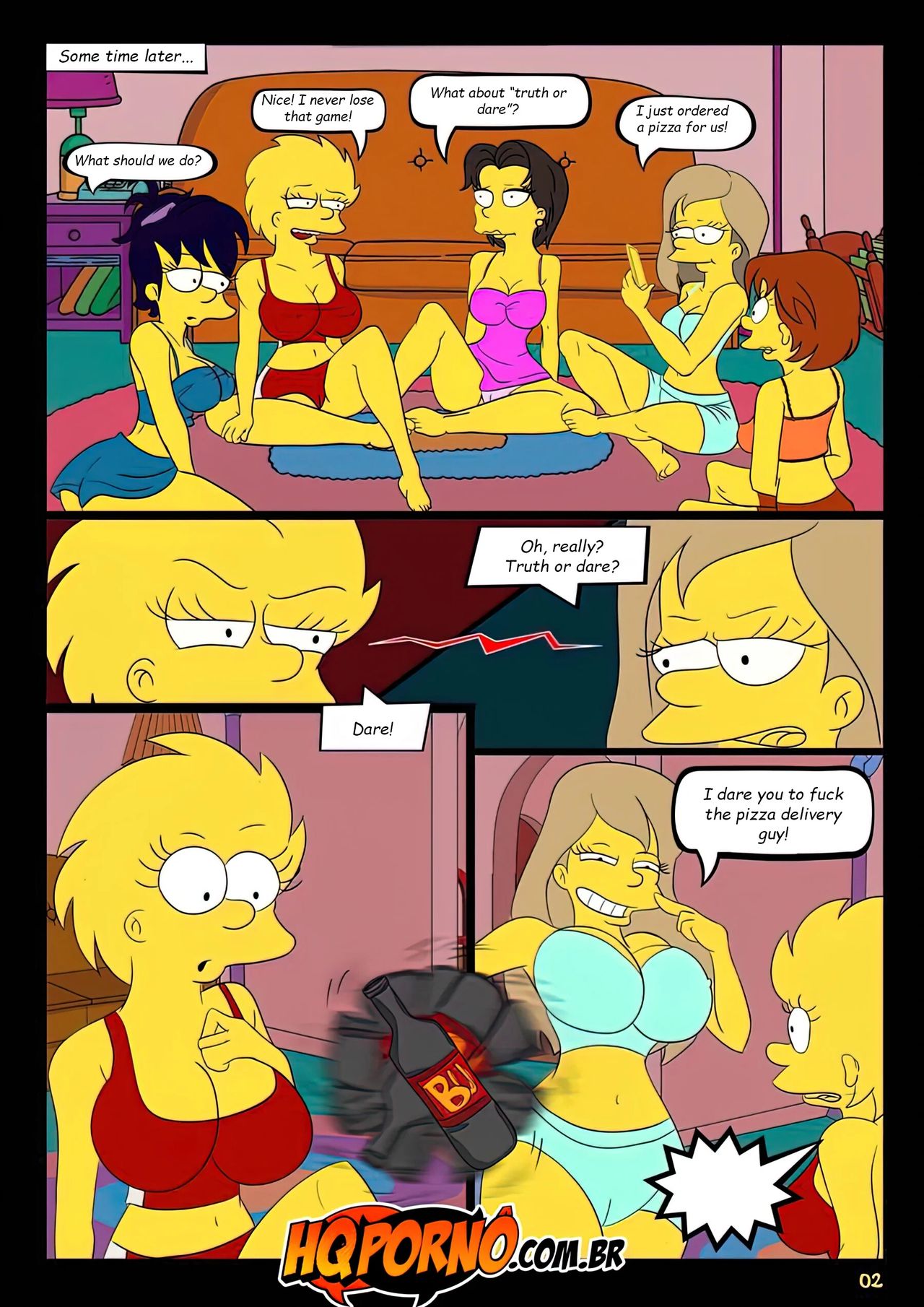 - 2 . OS Simpsons - The Pizza Dare - english page 3 full