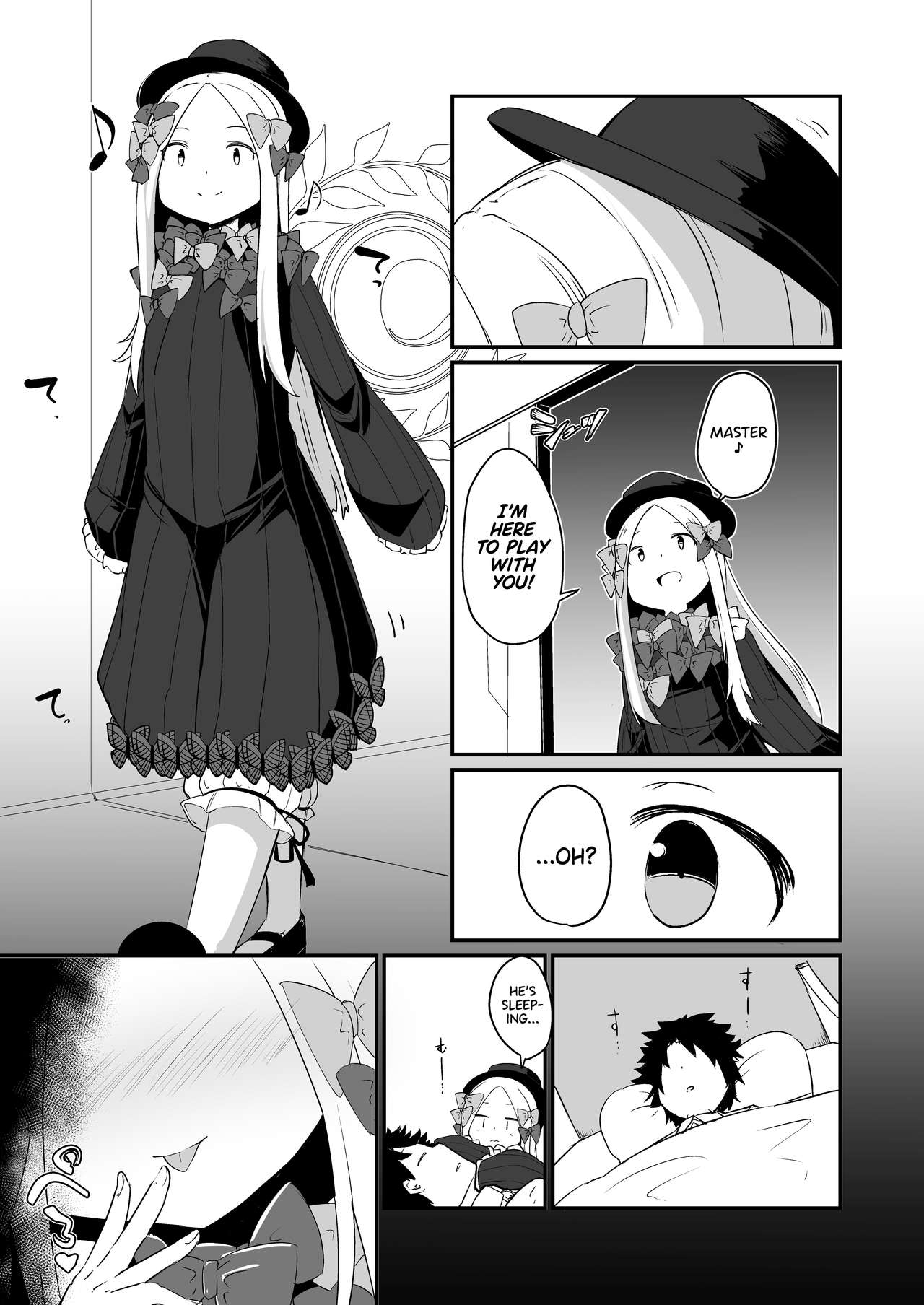 Abi no Konna Kakkou o Mite Koufun shite shimatta no? Master Ikenai Hito da wa | Did looking at me act like this turn you on, Master? You deviant. page 2 full